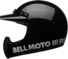 BELL MOTO-3 GLOSS BLACK CLASSIC