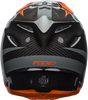 BELL MOTO-9 CARBON FLEX HOUND MATTE/GLOSS ORANGE/CHARCOAL