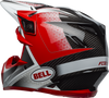 BELL MOTO-9 CARBON FLEX HOUND MATTE/GLOSS RED/WHITE/BLACK