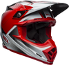 BELL MOTO-9 CARBON FLEX HOUND MATTE/GLOSS RED/WHITE/BLACK