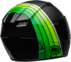 BELL QUALIFIER DLX MIPS ILLUSION MATTE/GLOSS BLACK/GREEN