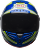 BELL RACE STAR FLEX SECTOR GLOSS WHITE/HI-VIZ GREEN/BLUE