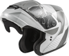 GMAX MD-04S Modular Reserve Snow Helmet White/Silver
