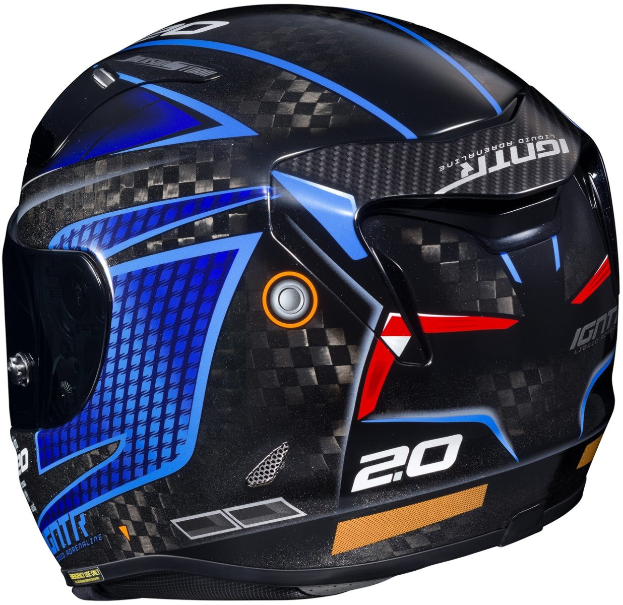 HJC RPHA 11 Pro Carbon Disney Pixar Cars Jackson Storm MC-2