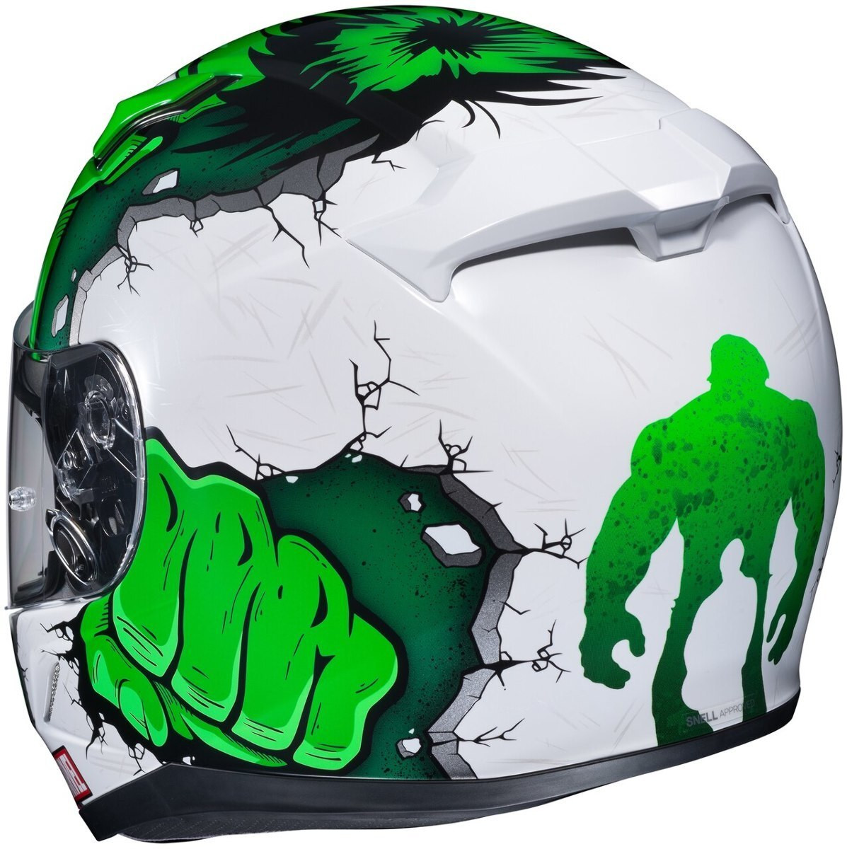HJC CL-17 Marvel Hulk MC-4 - MotoDirect.com