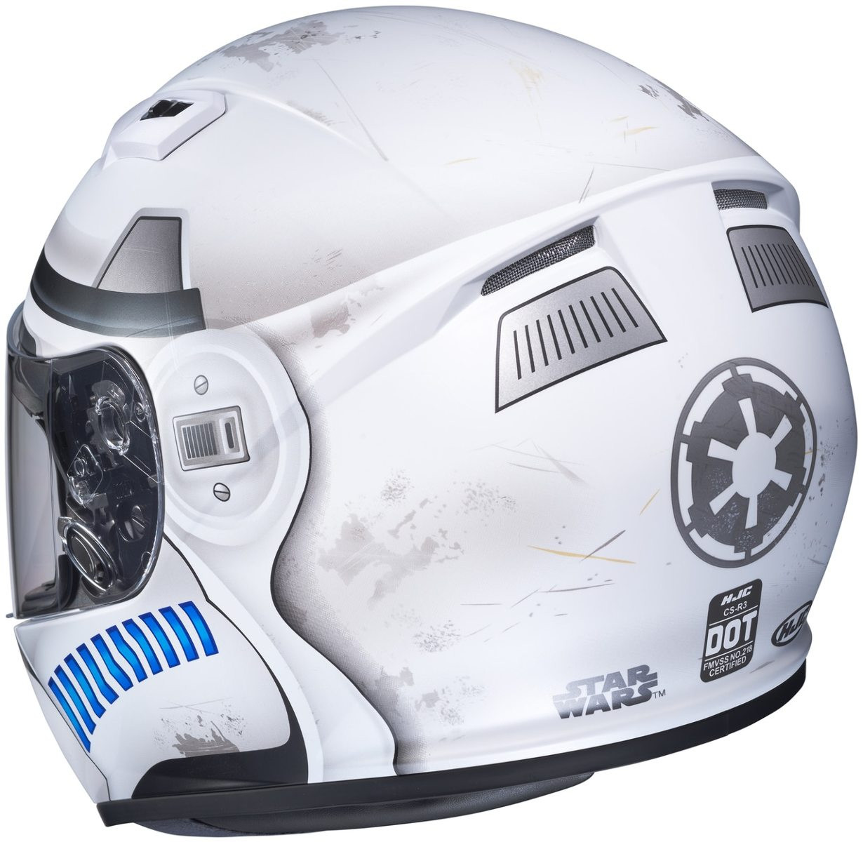 HJC CS-R3 Star Wars Stormtrooper MC-10SF - MotoDirect.com