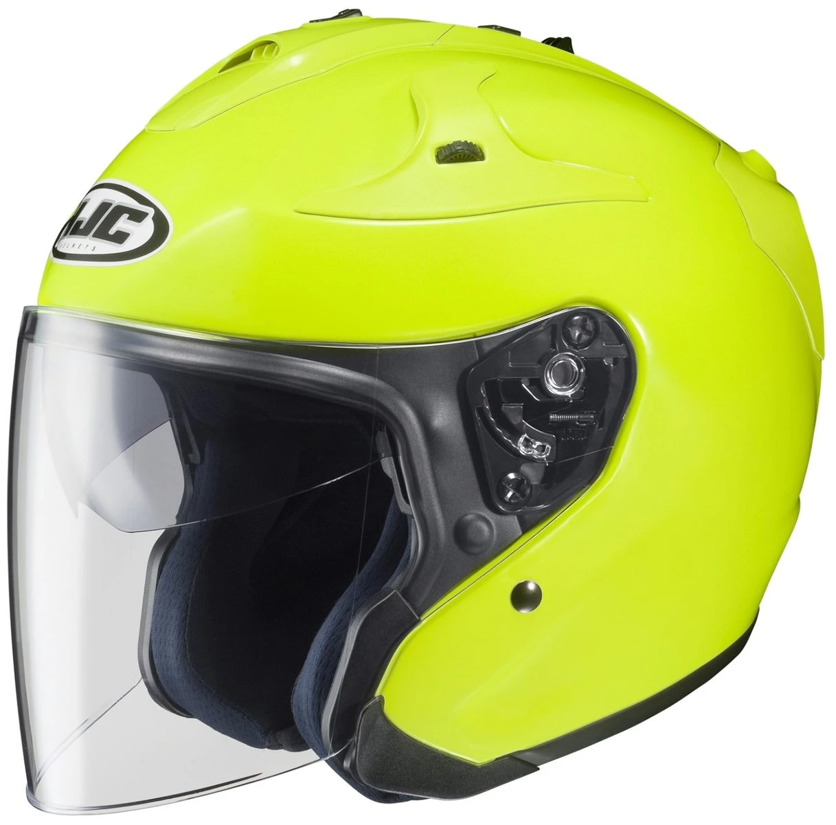 HJC FG-Jet Hi-Viz Yellow - MotoDirect.com