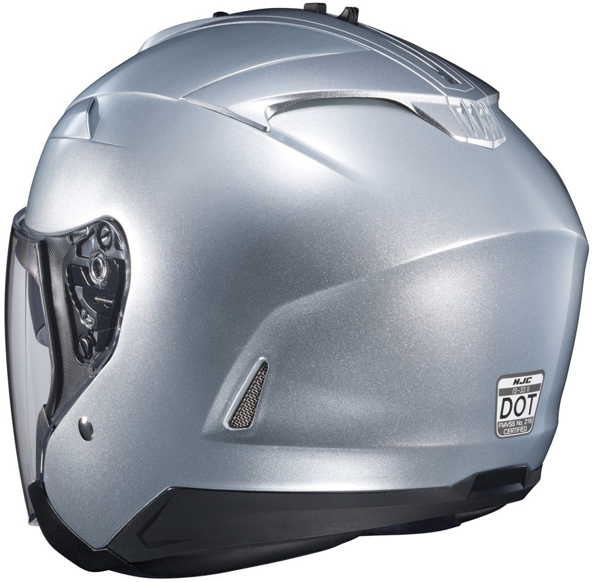 セキュリティ・セーフティ HJC     IS-33 HJC IS-33 II Metallic Silver - MotoDirect.com