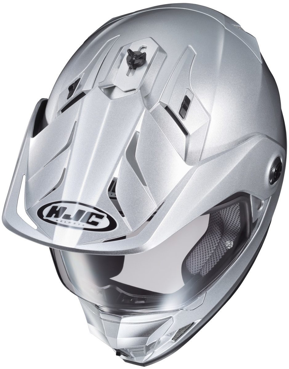 HJC DS-X1 フルフェイスヘルメット Mサイズ シルバー HJC DS-X1 Metallic Silver - MotoDirect.com