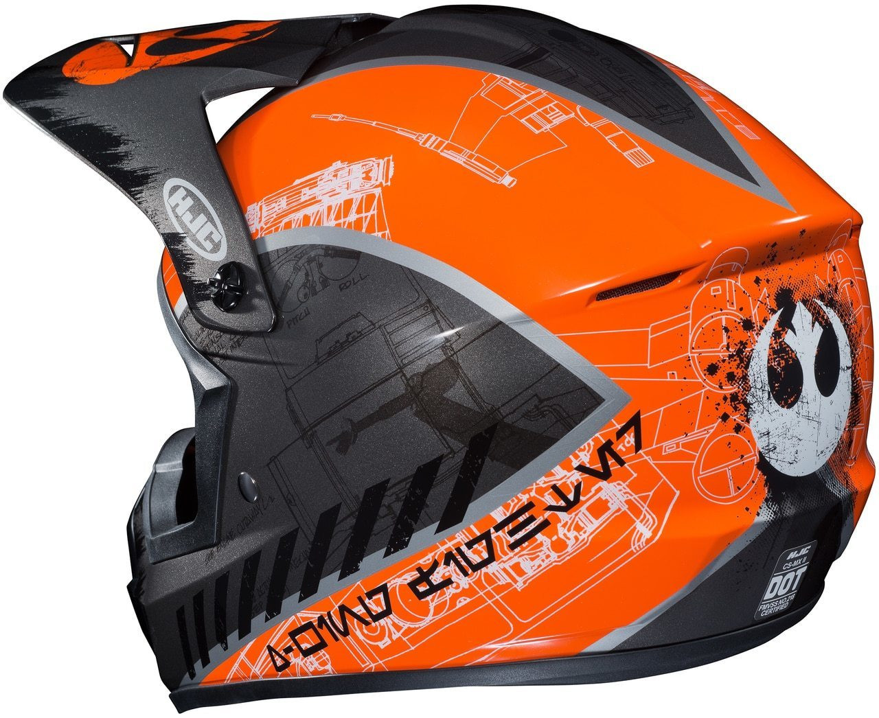 HJC CS-MX 2 Star Wars Rebel X-Wing MC-7 - MotoDirect.com