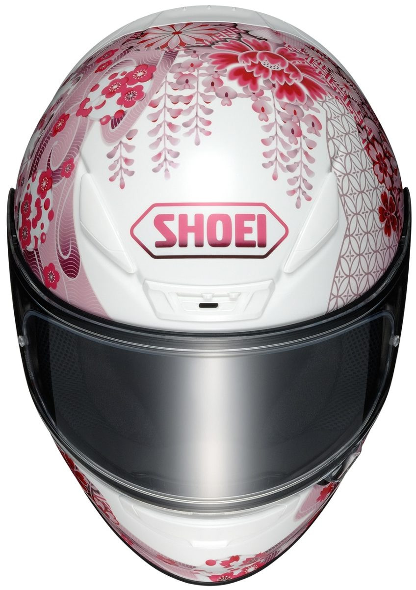 Shoei RF-1200 Harmonic Helmet Pink/White - MotoDirect.com