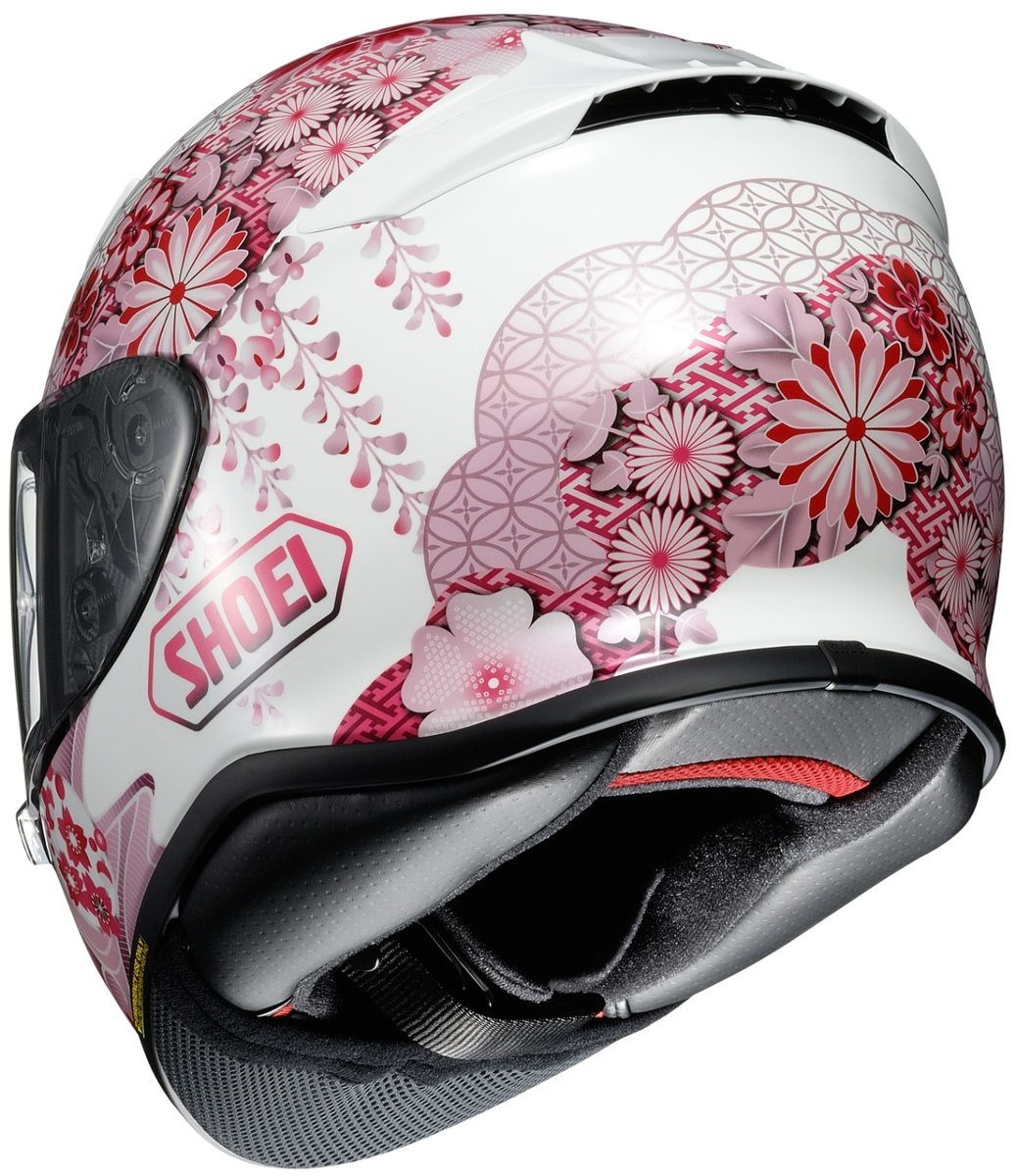 Shoei RF-1200 Harmonic Helmet Pink/White - MotoDirect.com
