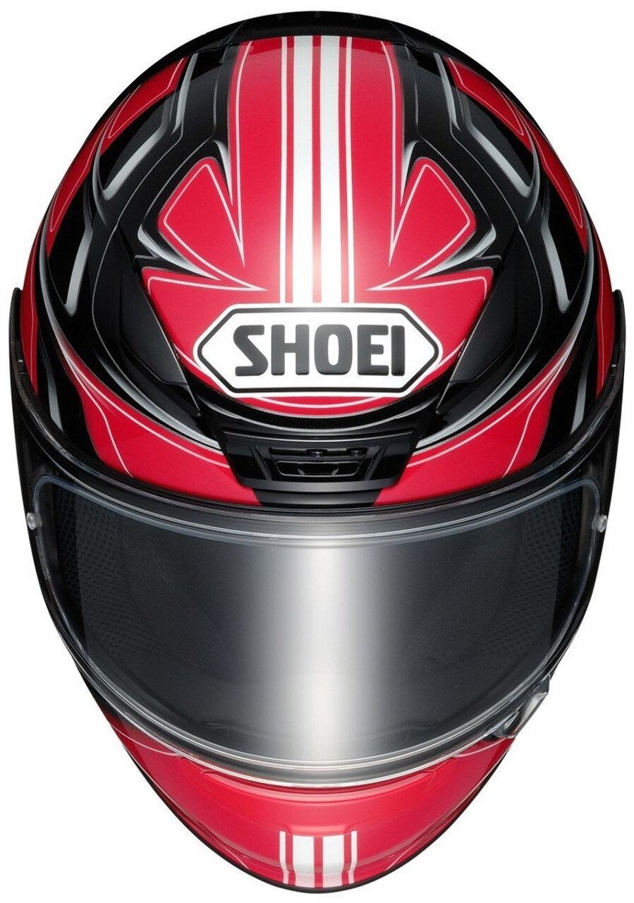 Shoei RF-1200 Rumpus Helmet Red/Black - MotoDirect.com