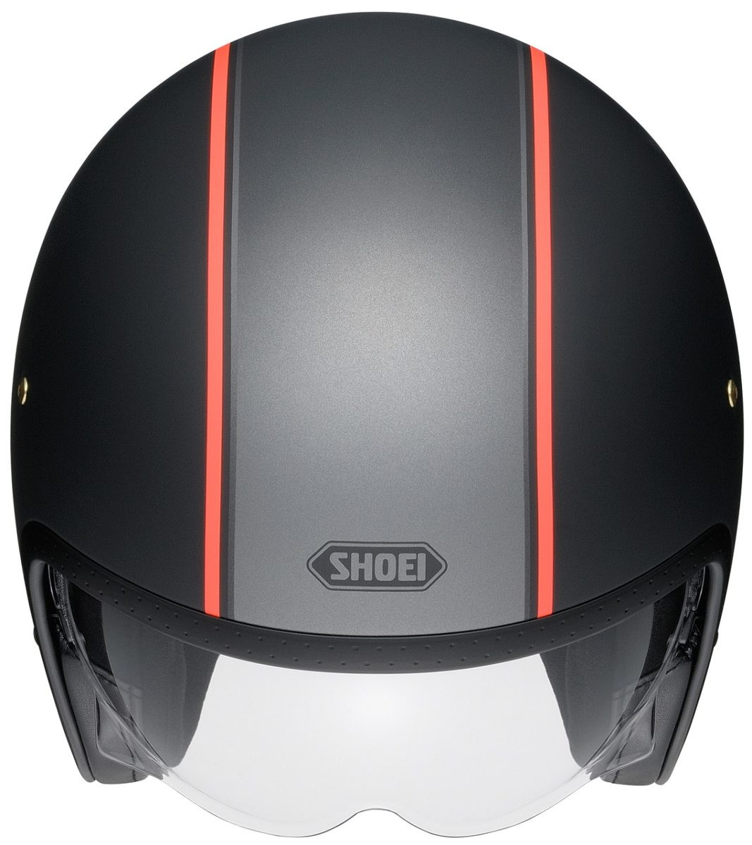 Shoei J-O Carburettor Helmet Matte Black/Grey - MotoDirect.com