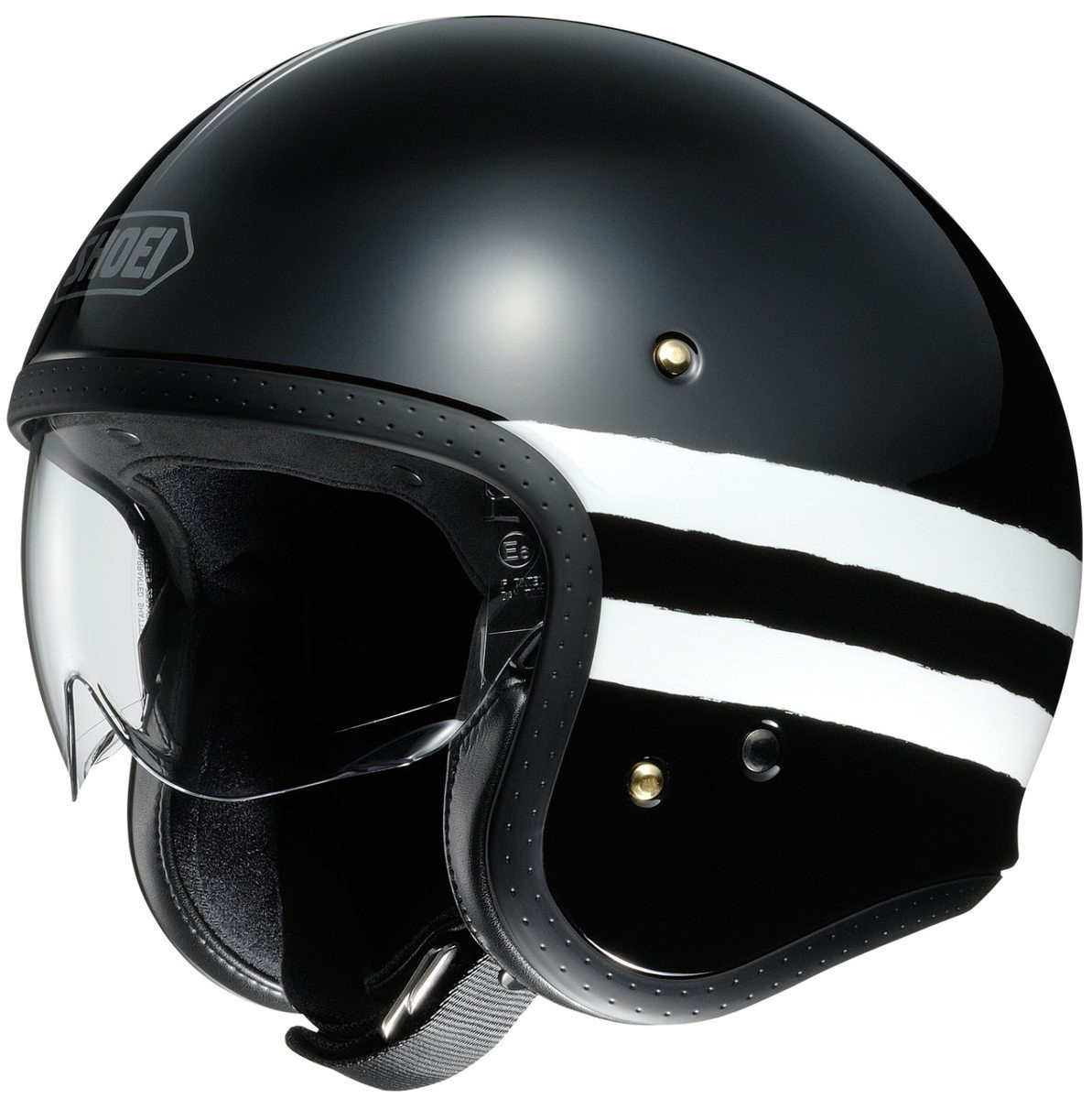 Shoei J-O Sequel Helmet Black/White - MotoDirect.com
