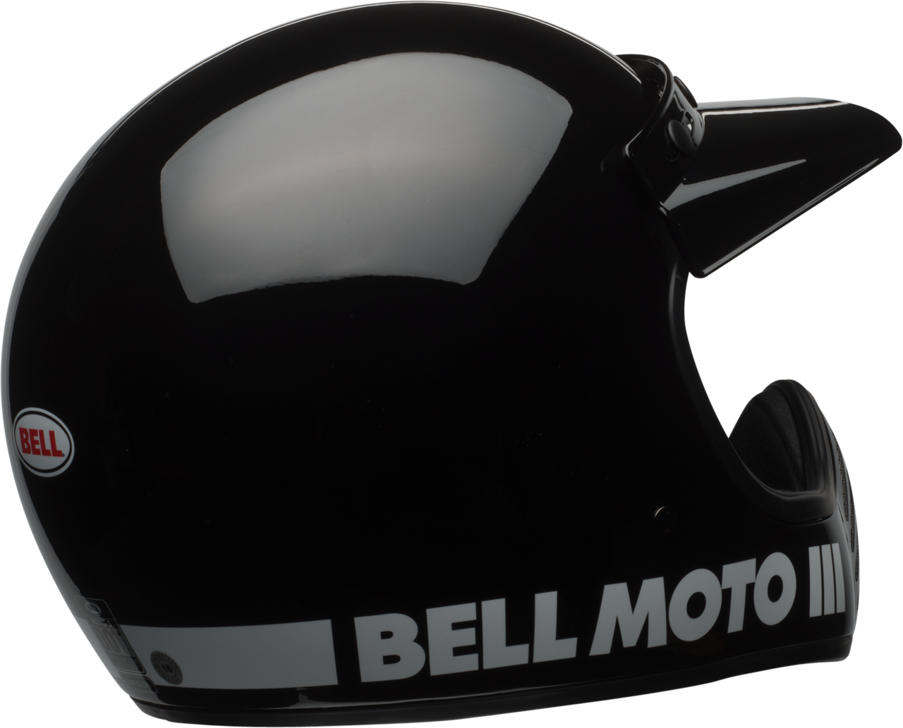 BELL MOTO-3 GLOSS BLACK CLASSIC