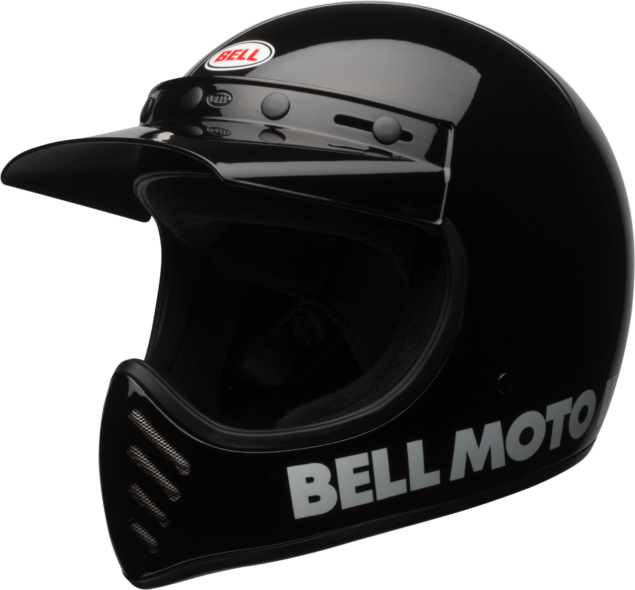 BELL MOTO-3 GLOSS BLACK CLASSIC