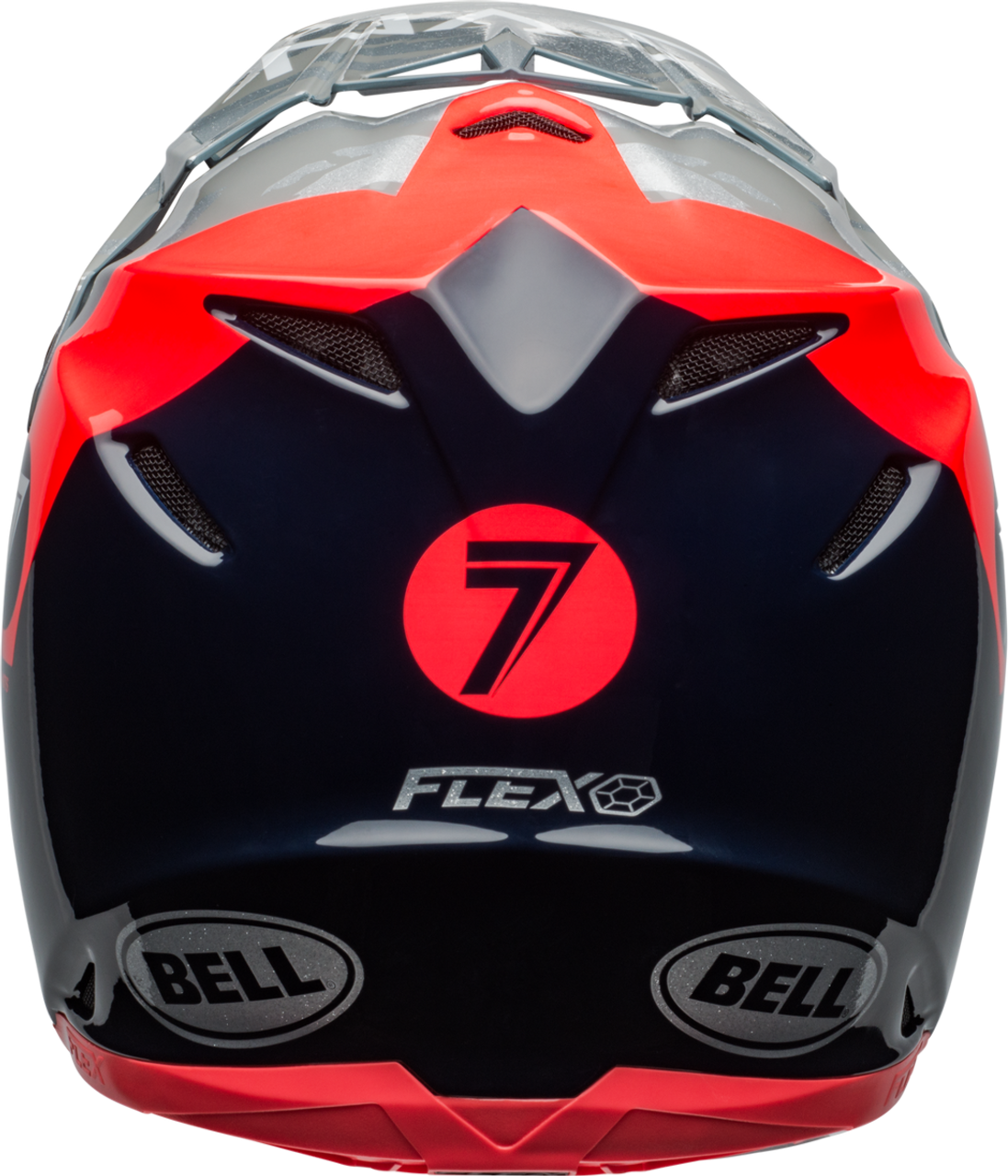 BELL MOTO-9 CARBON FLEX SEVEN ZONE GLOSS NAVY/CORAL