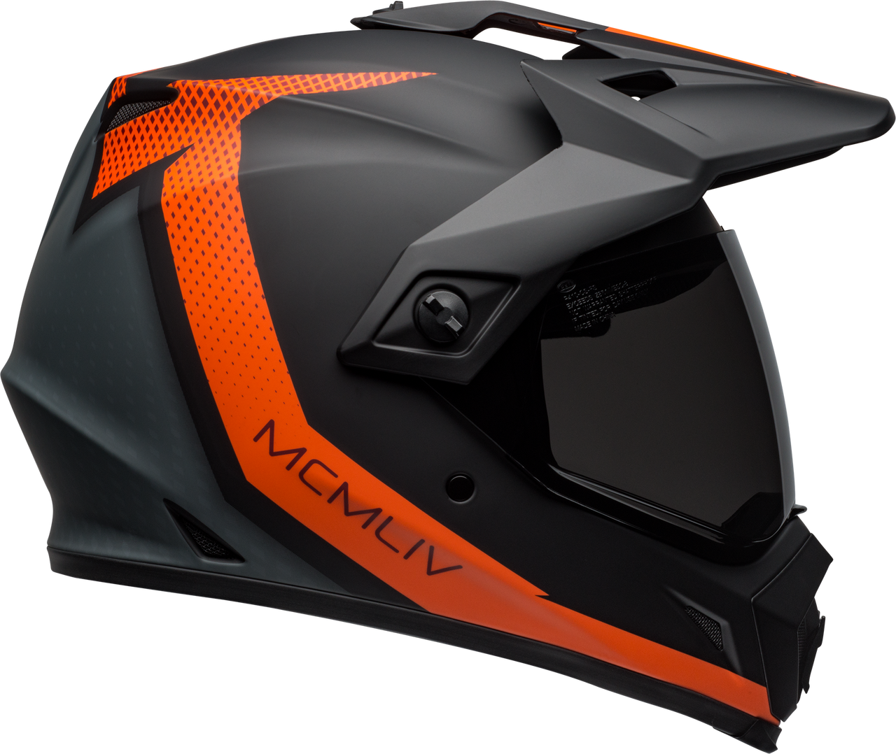 BELL MX-9 ADVENTURE MIPS SWITCHBACK MATTE BLACK/FLO ORANGE