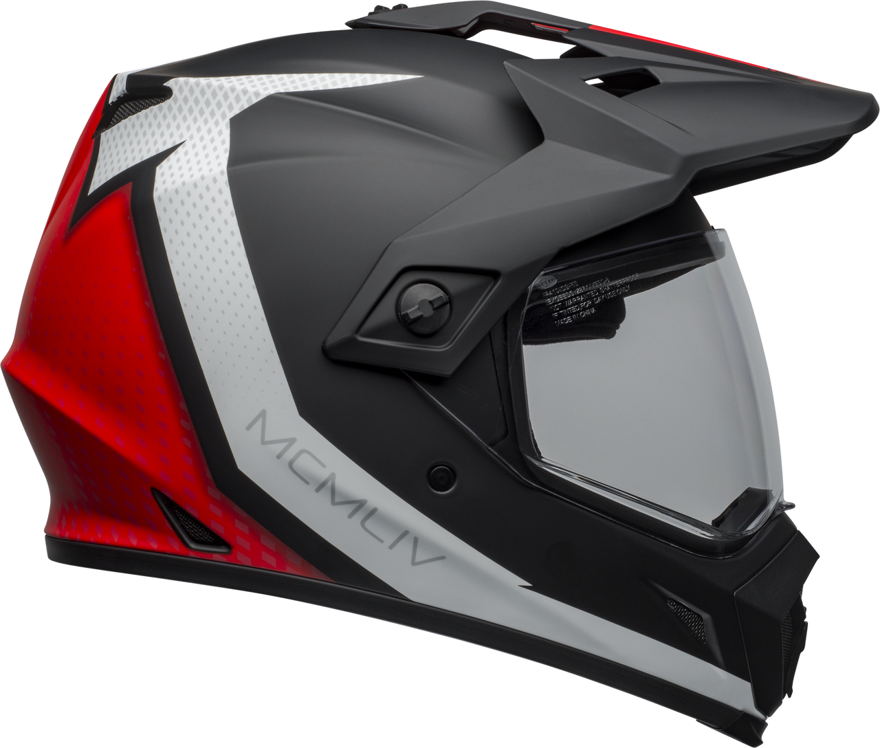 BELL MX-9 ADVENTURE MIPS SWITCHBACK MATTE BLACK/RED/WHITE