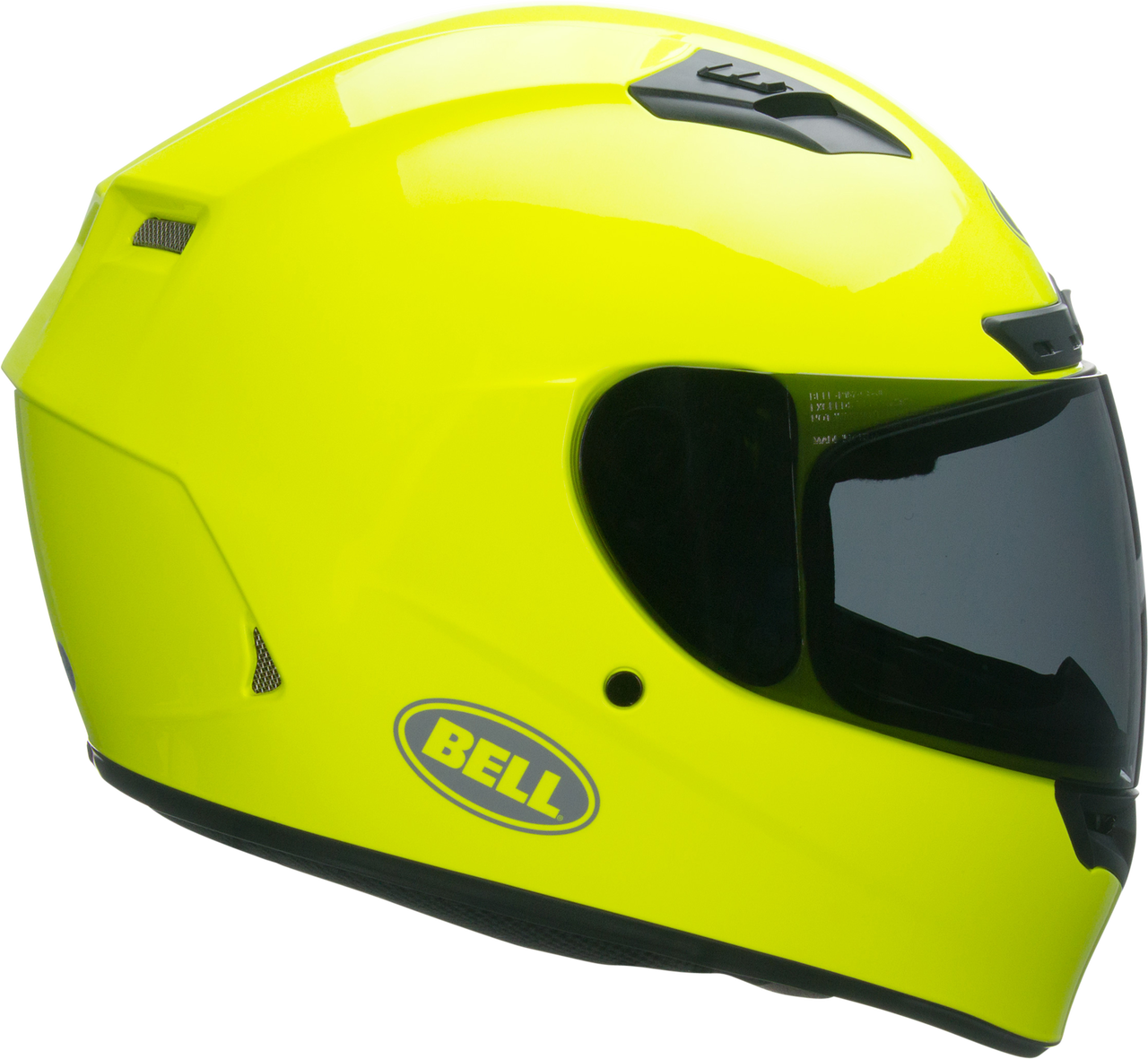 BELL QUALIFIER DLX MIPS GLOSS HI-VIZ YELLOW