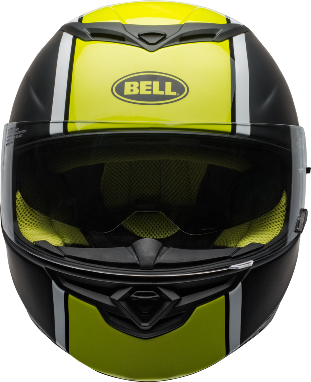 BELL RS-2 RALLY MATTE/GLOSS BLACK/WHITE/HI-VIZ YELLOW