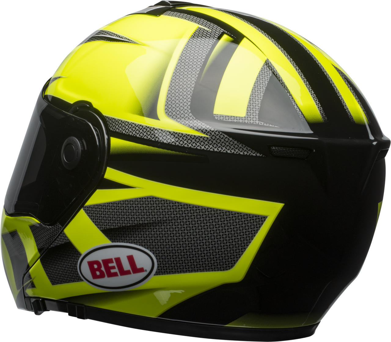 BELL SRT MODULAR PREDATOR GLOSS HI-VIZ GREEN/BLACK