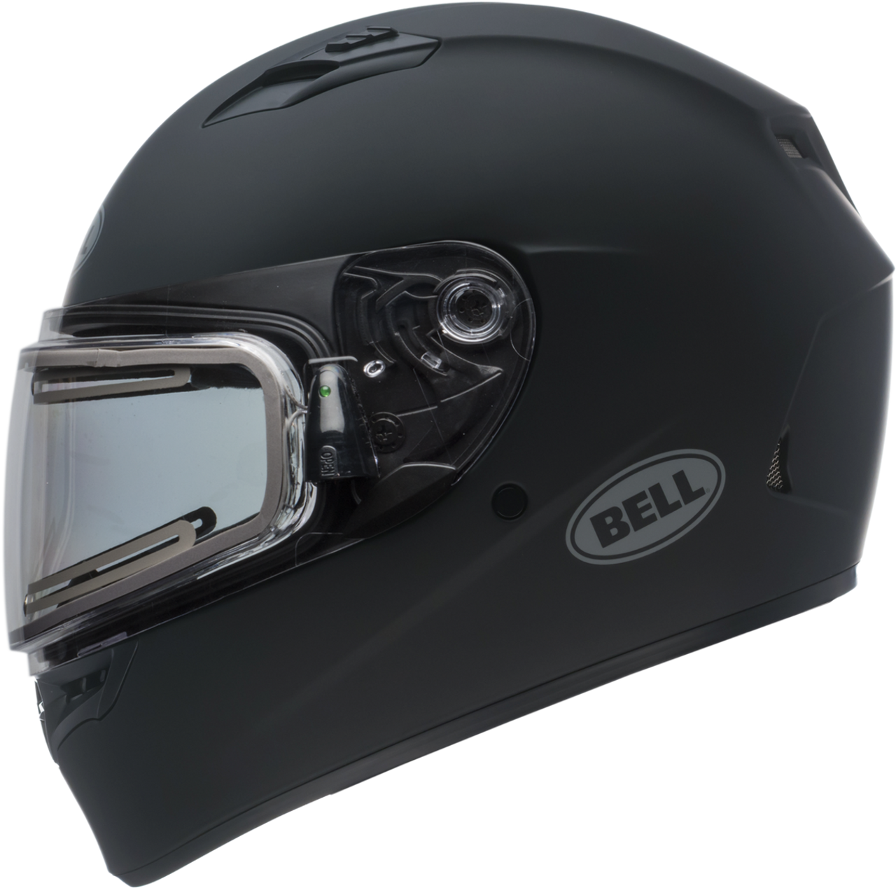 BELL QUALIFIER SNOW W/ELECTRIC SHIELD MATTE BLACK