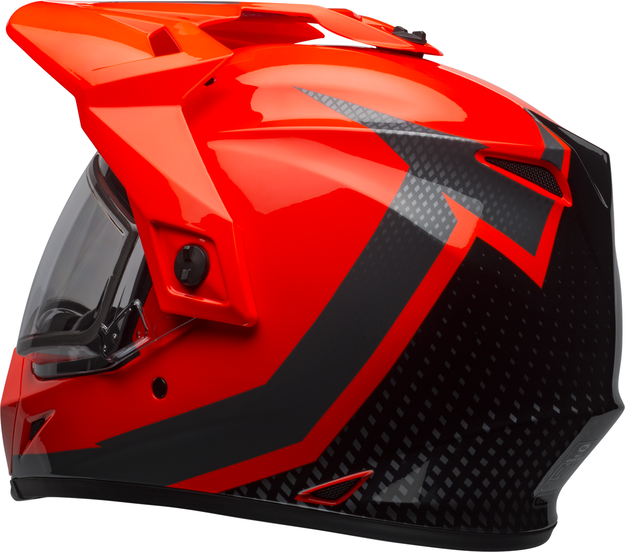 BELL MX-9 ADVENTURE SNOW SWITCHBACK REFLECT GLOSS BLACK/FLO ORANGE