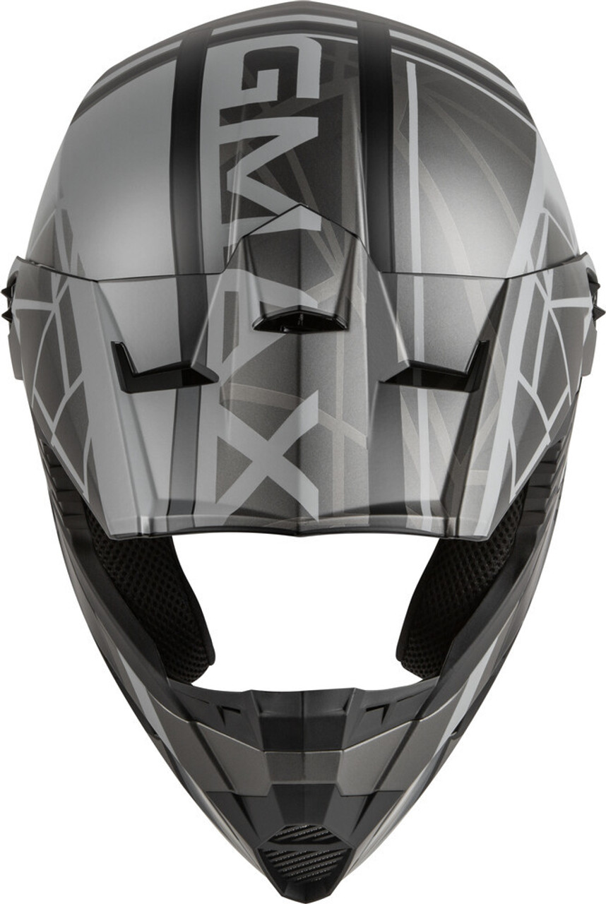 GMAX MX-46Y Mega Off-Road Youth Helmet Matte Black/Grey