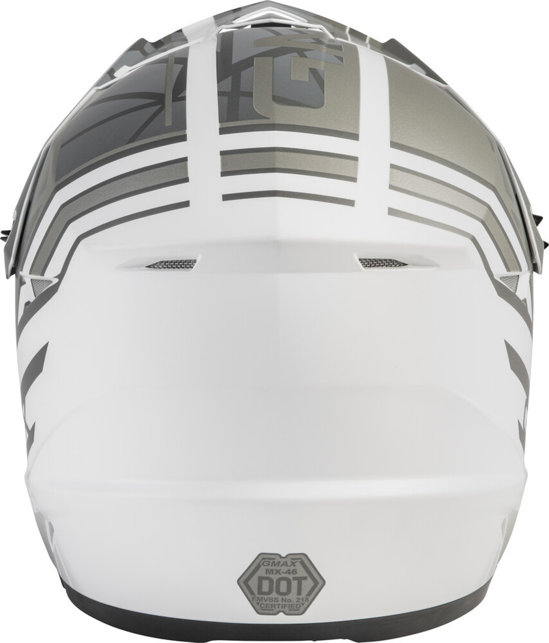 GMAX MX-46Y Mega Off-Road Youth Helmet Matte White/Silver