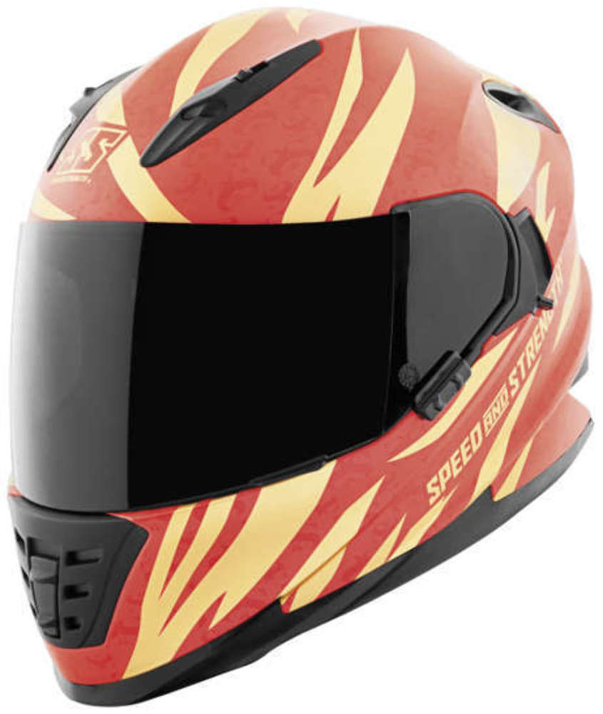 SPEED AND STRENGTH Cat OUT'A Hell SS1600 RED/GOLD - MotoDirect.com