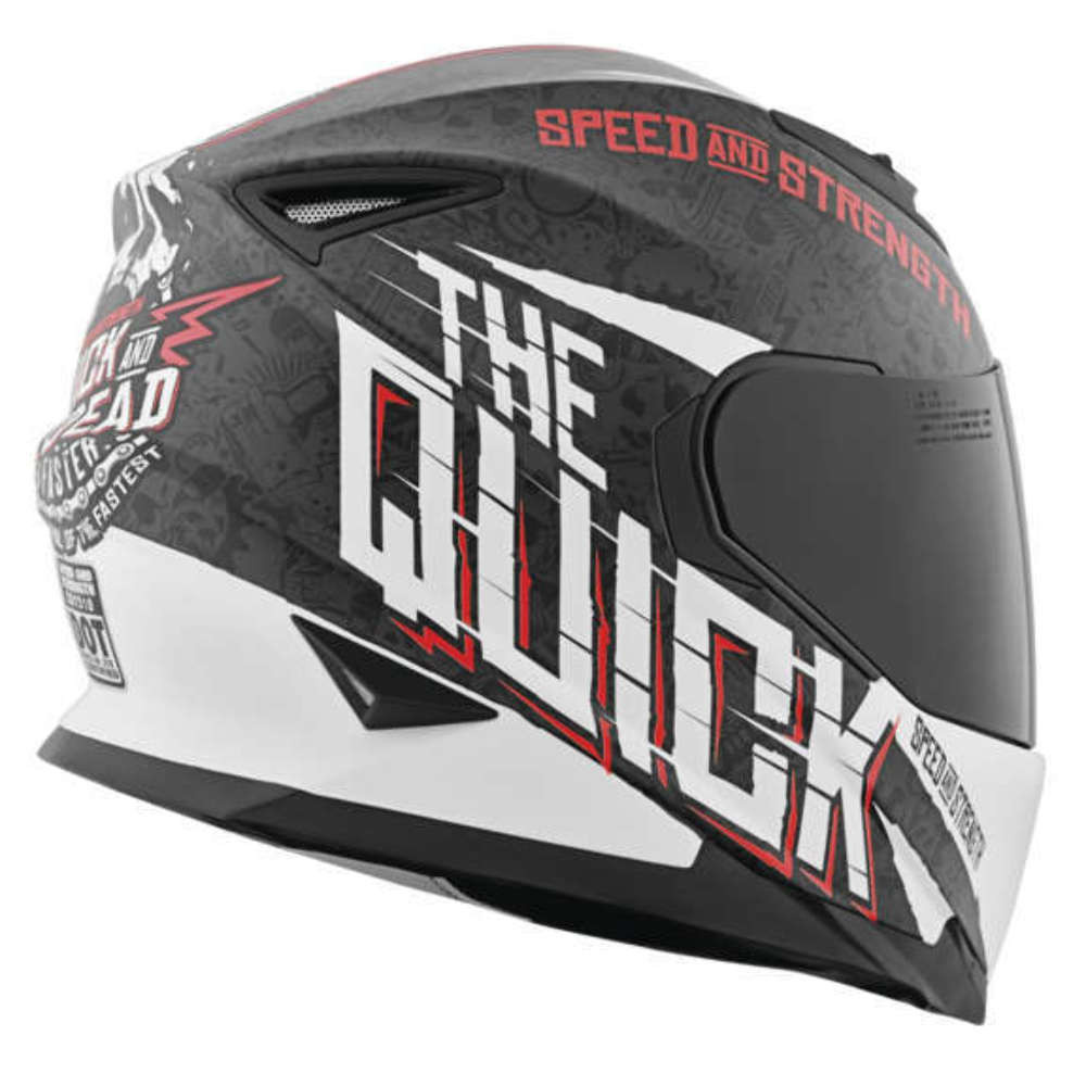SPEED AND STRENGTH QUICK AND THE DEAD SS1310 MATTE RED/WHITE/BLACK