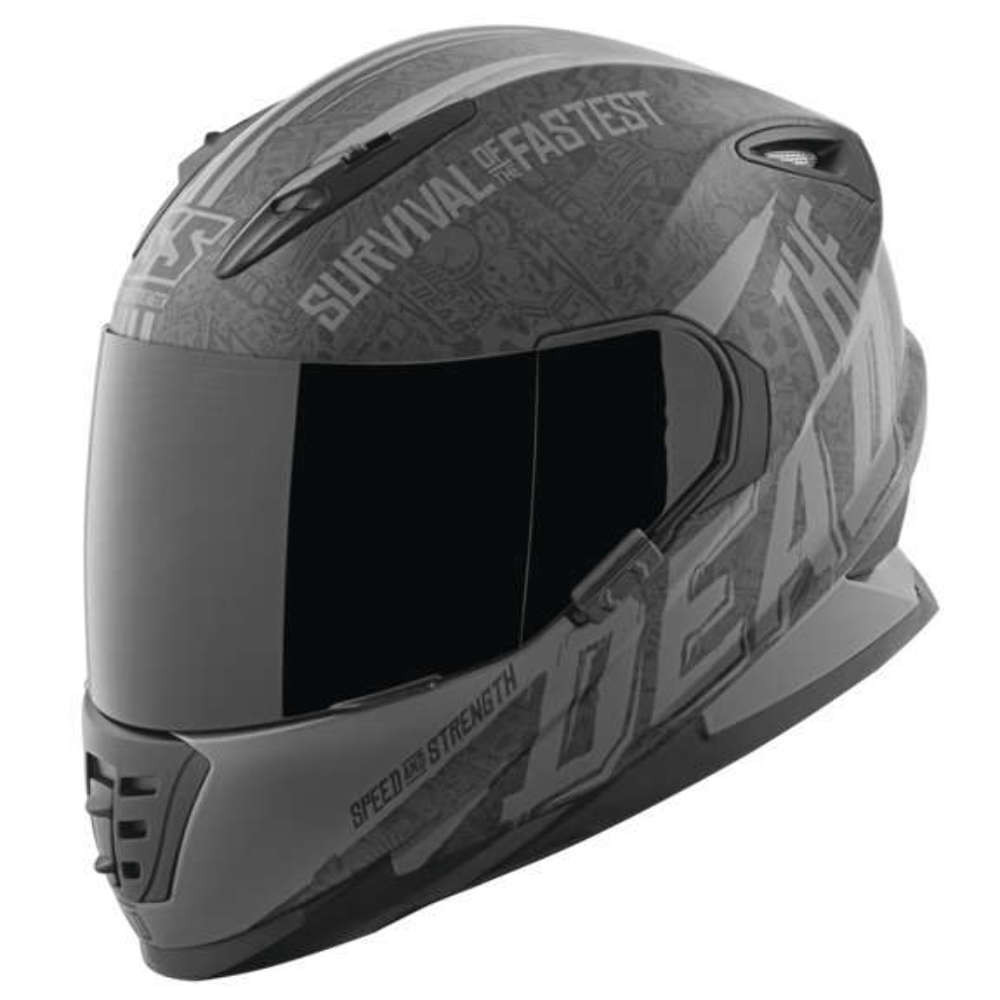 huluです。 SPEED AND STRENGTH QUICK AND THE DEAD SS1310 MATTE BLACK/GREY
