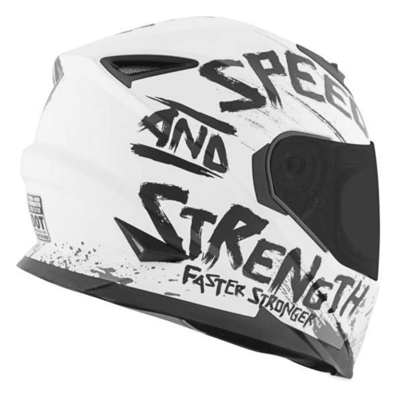 SPEED AND STRENGTH BIKES ARE IN MY BLOOD SS1310 BLACK/WHITE