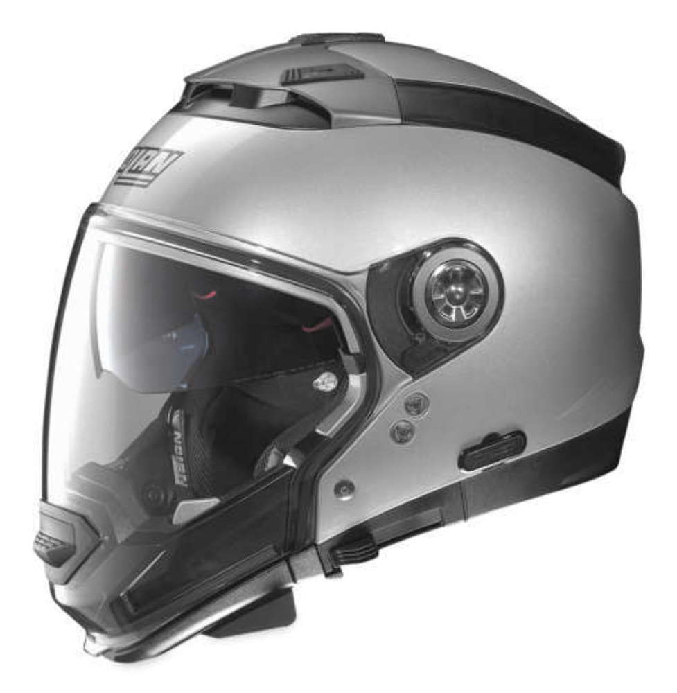 NOLAN N44 EVO HELMET PLATINUM SILVER - MotoDirect.com