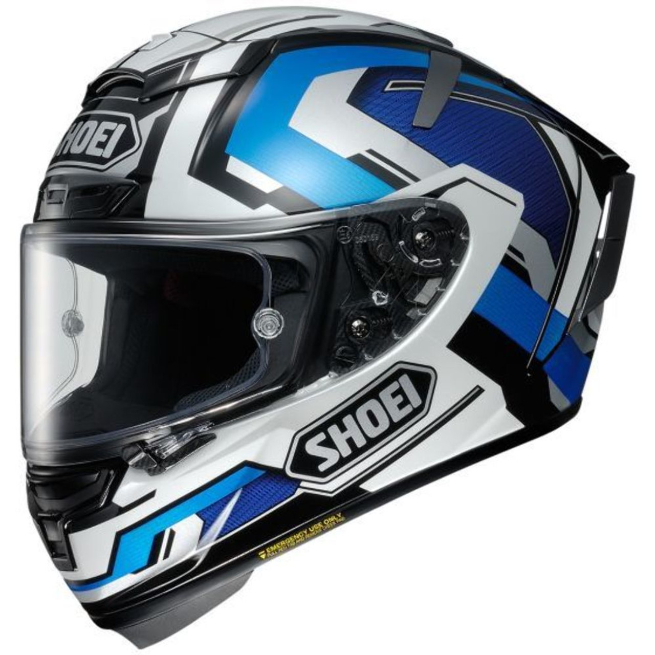 Shoei X-Fourteen Brink Helmet Blue/White/Silver