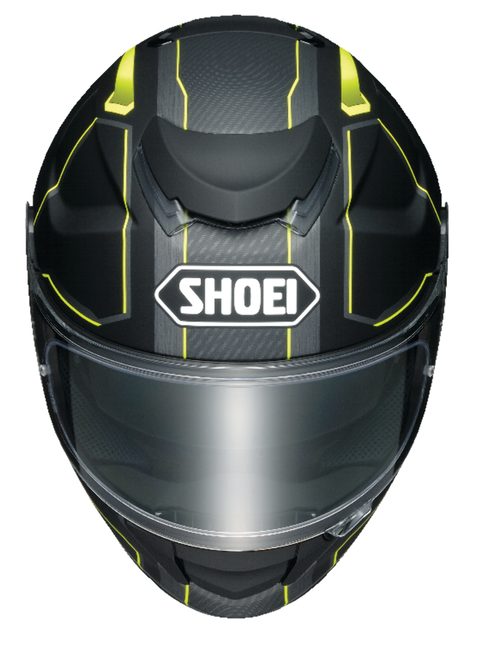 ①SHOEIヘルメットGT-Air PENDULUM ②SENA20Sインカム Shoei GT-Air Pendulum Helmet Matte Black/Yellow - MotoDirect.com