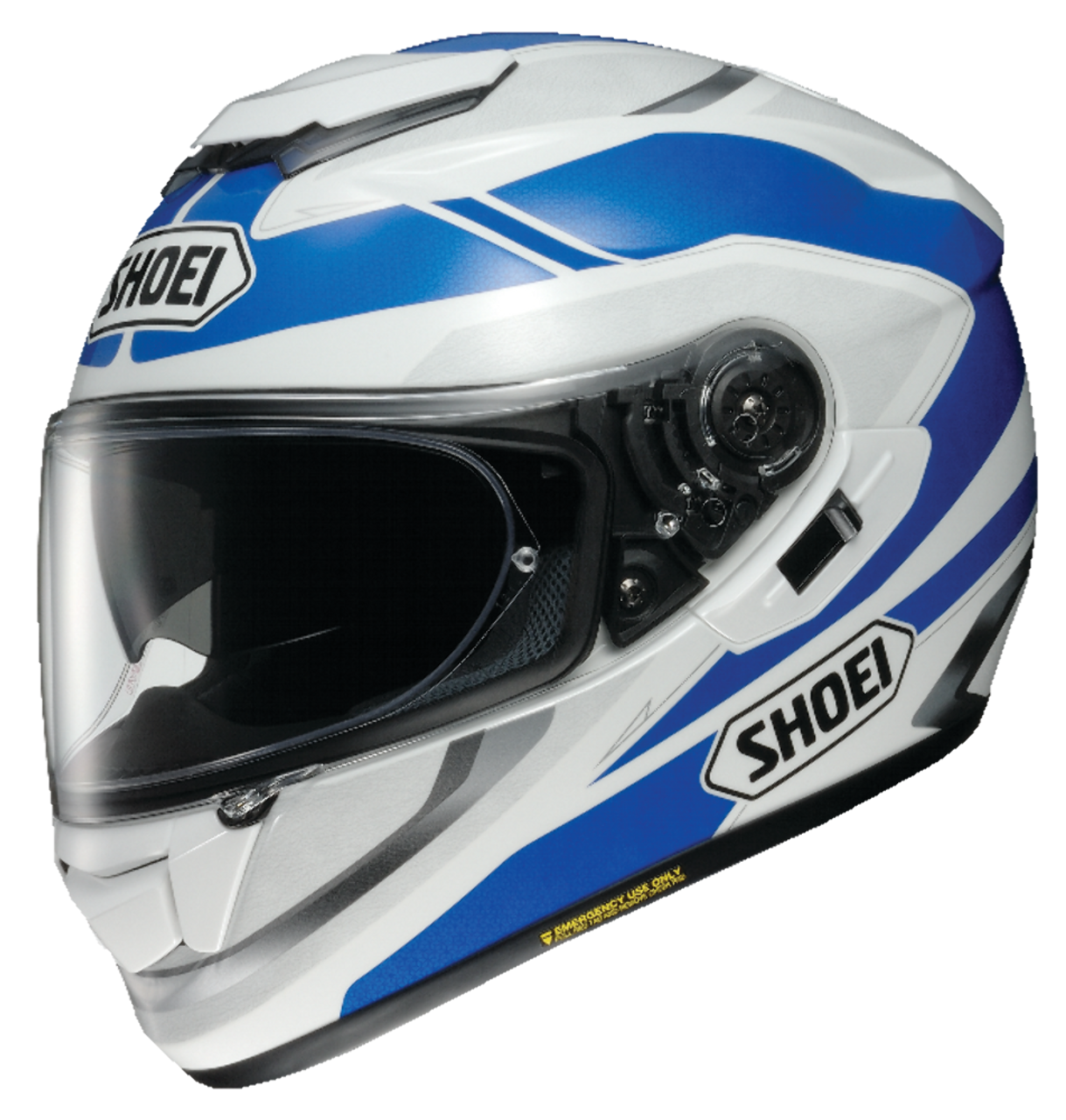 SHOEIヘルメット GT-Air SWAYER Shoei GT-Air Swayer Helmet Blue/White - MotoDirect.com