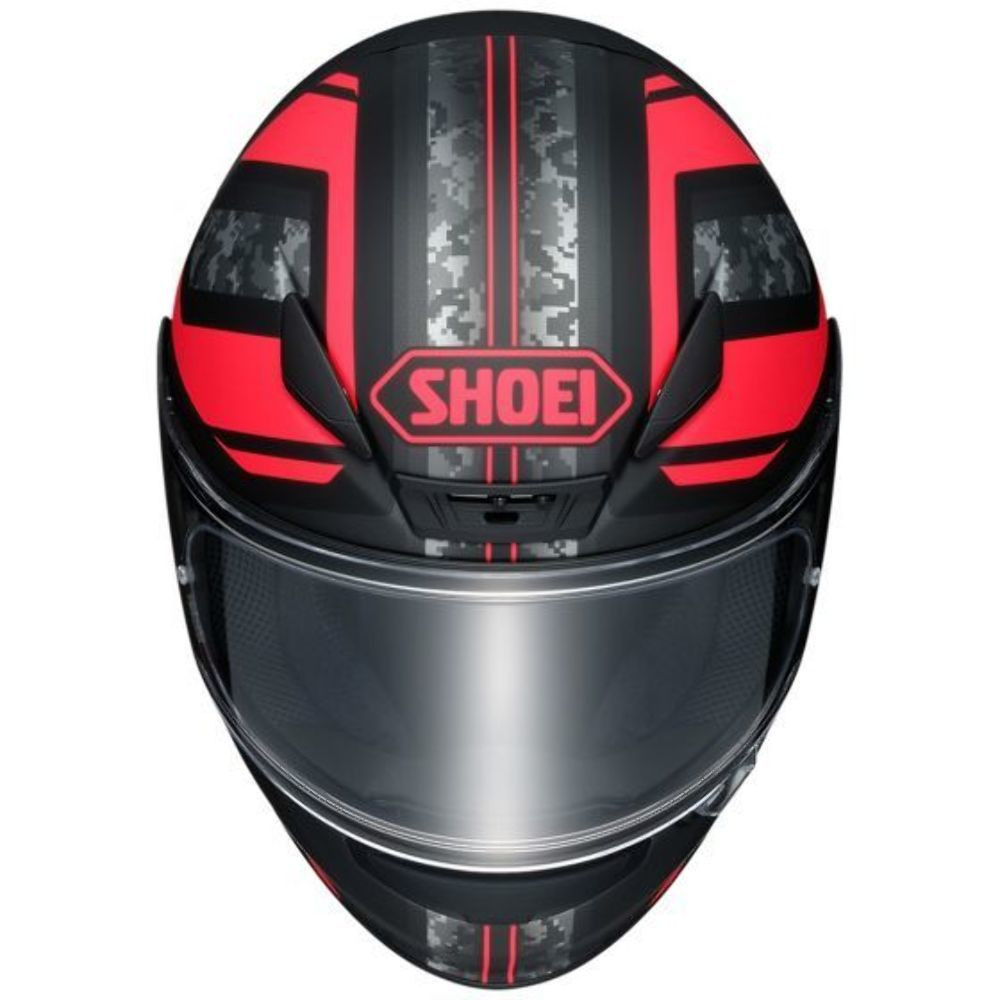 Shoei RF-1200 Parameter Helmet Matte Black/Red - MotoDirect.com