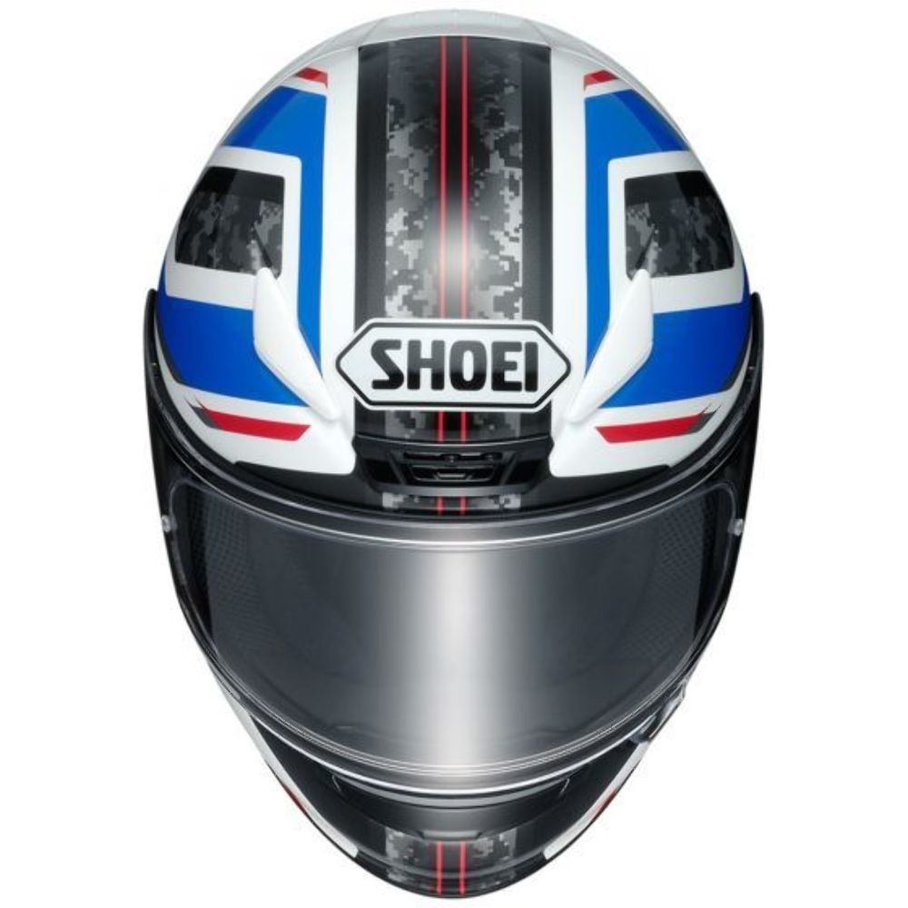 Shoei RF-1200 Parameter Helmet Black/Blue - MotoDirect.com