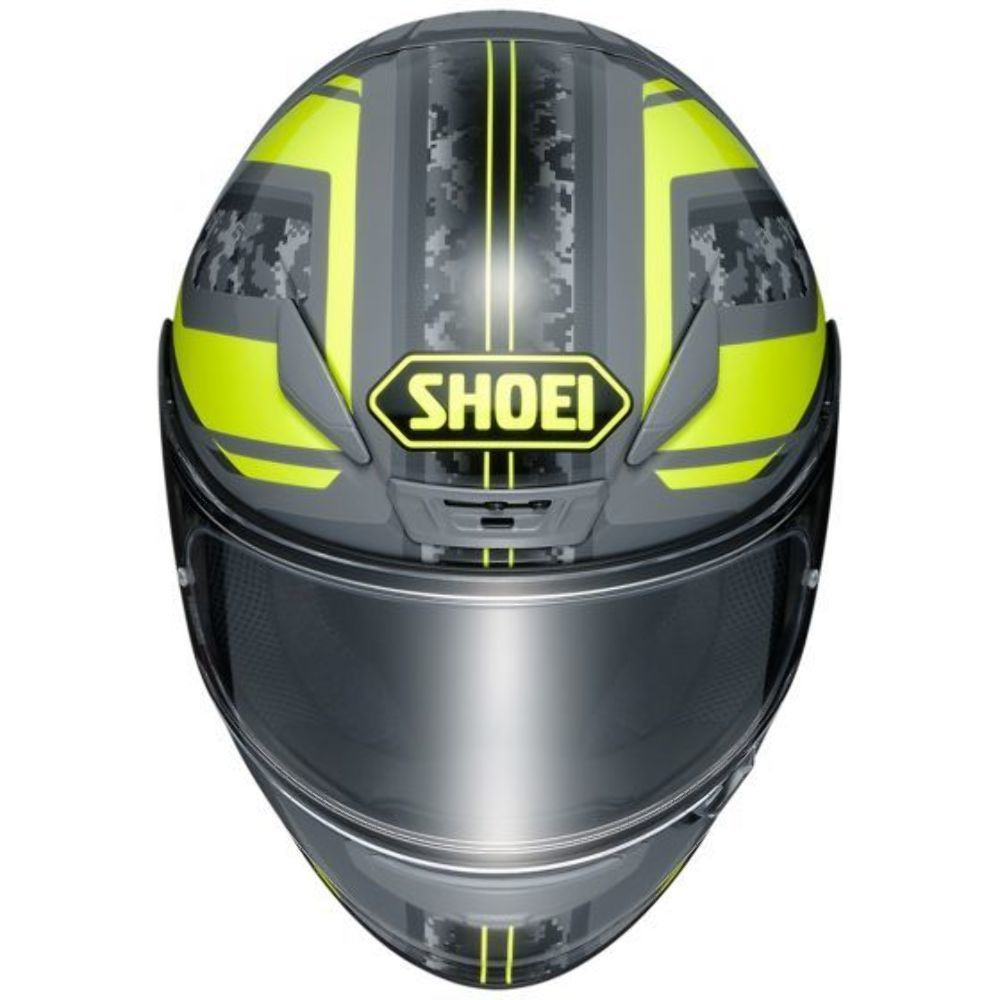 Shoei RF-1200 Parameter Helmet Black/Yellow - MotoDirect.com