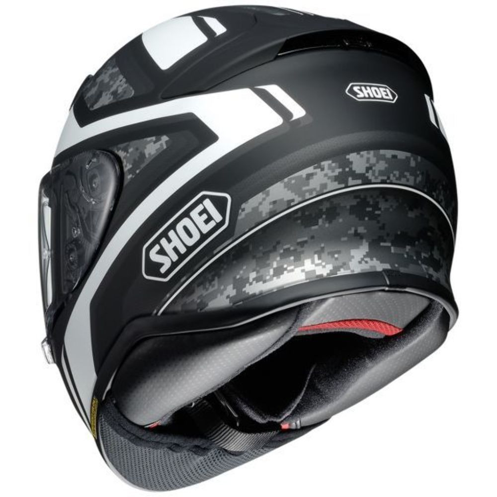 Shoei RF-1200 Parameter Helmet Matte Black/White - MotoDirect.com