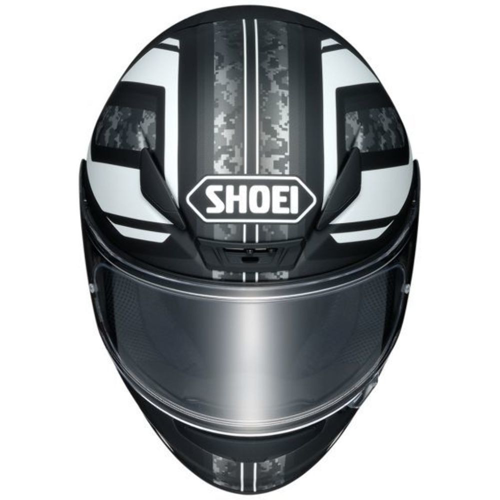 Shoei RF-1200 Parameter Helmet Matte Black/White - MotoDirect.com