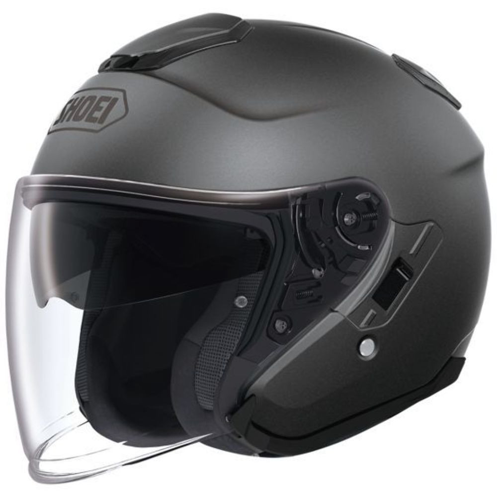 SHOEI J-Cruise サイズS Shoei J-Cruise Helmet Matte Deep Grey - MotoDirect.com