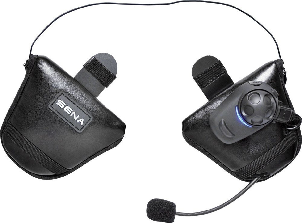 SENA SPH10H-FM 3.0 BLUETOOTH MOTORCYCLE HEADSET AND INTERCOM FOR HALF  HELMETS (DUAL PACK)