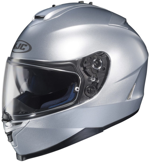 HJC FG-17 Metallic Silver - MotoDirect.com