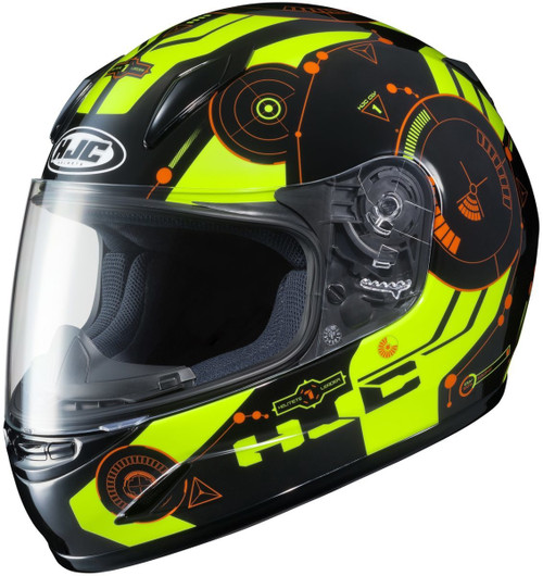 HJC CL-Y Simitic MC-1 Youth Helmet - MotoDirect.com