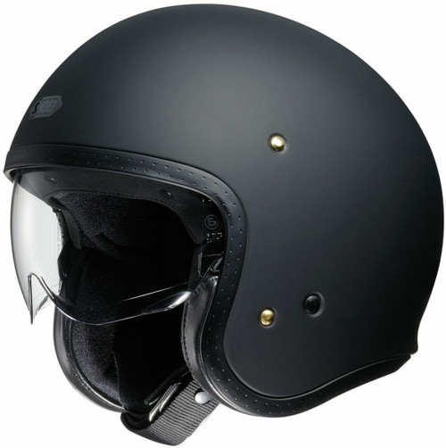 Shoei J-O Carburettor Helmet White/Black - MotoDirect.com