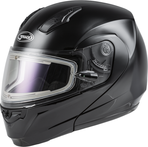 GMAX MD-04S Modular Snow Helmet W/Electric Shield Black